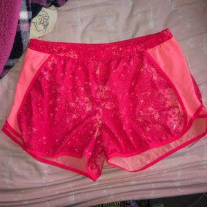 old navy splatter running shorts